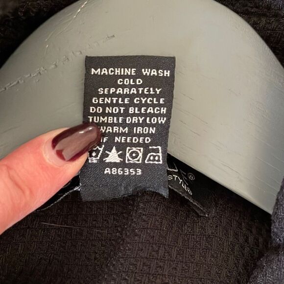 Dialogue Dress Swing Coat. Women’s. Size Medium. Black‎ - Picture 9 of 9